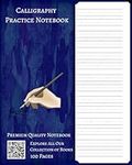 Calligraphy Practice Notebook: Slanted Calligraphy Paper | Calligraphy Paper Pad