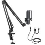 Audio Array Condenser Microphone with Boom Arm AM-C40