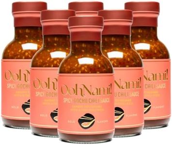 OohNami Spicy Gochu Chili Sauce – Savory Soy‑Sesame Umami with Thai Chili Heat, Garlic & Vinegar Brightness for BBQ, Tacos, Noodles, Eggs & Everyday Cooking, 9oz Glass Jar