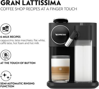 Nespresso Gran Lattissima Coffee Machine – Black