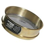 MANIKARN Test Sieve 8 inch (Diameter 200 mm) 1.70 mm stainless steel Mesh with Brass Frame (ASTM No. 12)