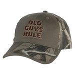 OLD GUYS RULE Hat, Baseball Cap for Men | Bucks, Trucks & Ducks | for Dad, Husband, Grandfather | Camo