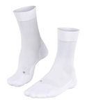 FALKE Men's GO2 M SO Cotton Anti-Blister 1 Pair Golf Socks, White (White 2000), 11-12.5