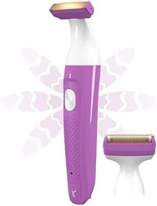 CARESMITH Bloom Bikini Trimmer For Women | Rechargeable | Extra Shaver Head For Smoother Finish | Specially Designed Trimmer For Private Part & Hair Remover, Battery Powered