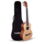 Kadence UKC01 Concert 23" Acoustic Ukulele | Spruce Wood | Comes with Bag | Includes Learning Course | Natural
