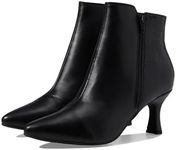 Clarks Collection Women's Kataleyna Glow Ankle Boot, Black Leather, 8 Medium US