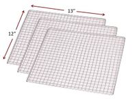 Samson Brands 3-Pack Stainless Steel 12 x 13 Dehydrator Drying Trays Fits Samson SB106 and SB109 Dehydrators Also fits Magic Mill Aroma Ivation Chefman & Others