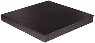 Grafix CB12-25B Medium Weight, 12-Inch by 12-Inch Chipboard Sheets, Black, 25-Pack