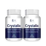 ANC Crystalix Eye Supplement Lutein, Zeaxanthin, Vitamin A, Vitamin B2, Vitamin E Support Eye Health, Helps in Improve Vision, Kids & Adults, Digital Safe Guard, Blue Light, Veg 60 Capsules-Pack of 2