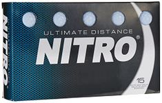 Nitro Ultimate Distance Golf Ball (15-Pack), White