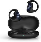 1MORE Fit SE S30 Open Ear Wireless Earbuds with 4 mics, Clear Calls, Split Design with Earhooks,14.2mm Driver, Bluetooth 5.3, IPX5, 30H, Wireless Headphones Bluetooth Ear buds for Sport Workout, Black