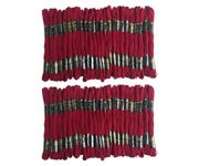 Homeistic Applience Ultimate Cross Stich Embroidery Thread Set: Premium Stranded Cotton Threads for Hand Embroidery & Craft with Embroidery Floss Thread. (Maroon Color, Pack of 50)