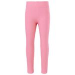 iiniim Kids Girls Cotton Skinny Jeans Elastic Waist Solid Color Legging Pants Casual Soft Classic Ankle Length Trousers Pink 11-12 Years