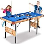 SereneLife 4.5ft Folding Pool Table