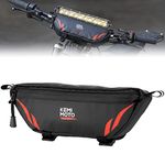 KEMIMOTO Motorcycle Handlebar Bag Universal Waterproof Front Storage Bag Bicycle Handlebar Bag Compatible with Sur-Ron Light Bee X and S X160 X260 Talaria Sting Segway Electric Dirt Bike