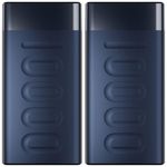 Ambrane 10000mAh Slim Power Bank, 20W Fast Charging, Dual Output, Type C PD (Input & Output), Quick Charge, Li-Polymer, Multi-Layer Protection for iPhone, Anrdoid & Other Devices (Stylo 10K, Blue)