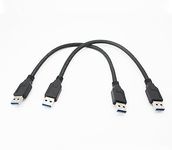 Xilaghy Short USB to USB Cable 1 Ft