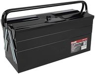 Pro-Lift Steel Tool Box – 21-inch 5-Tray Cantilever Metal Toolbox Portable with Handle – Heavy Duty Metal Latch Closure Carry Storage Box Tools Organizer