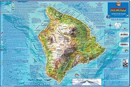 Hawaii The Big Island Adventure Map Franko Maps Laminated Poster