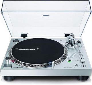 Audio-Technica LP120XUSBSV Platine Vinyle à Entraînement Direct (Analogue & Usb) Argent