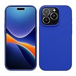 kwmobile Case for iPhone 15 Pro Case - Soft TPU Silicone Cover - Baltic Blue