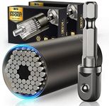 Stocking Stuffers for Men Super Universal Socket - Tools Gifts for Men Grip Socket Set Power Drill Adapter, Unique Cool Stuff Gadgets for Car Guy Birthday Gift Ideas for Grandpa Dad Husband Boyfriend