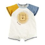 Mud Pie Baby Boys Shortall, Lion, 3-6M