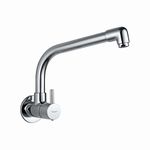 JAQUAR FLORENTINE Series Wall Mounted COLD ONLY BASIN TAP (Chrome) | CENTER LEVER, Brass Body Water Tap/Faucet/Kitchen Wash Basin | FLR-CHR-5347SD