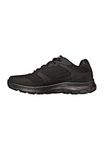 Skechers Men's Flex Advantage 4.0 Walking Shoe, BBK 01, 8 UK (42 EU)