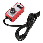 Speed Governor, 120V Variable Speed Controller, Fan Speed Controller, Governor Electric Motor Rheostat, Router Speed Control (Red), Weed Killers