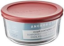 Anchor Hocking 4 Cup Glass Storage 