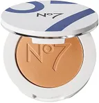 No7 Lift & Luminate Triple Action Powder - Deep - Pressed Makeup Setting Powder for Face - Compact Setting Powder Reduces the Appearance of Fine Lines & Enhances Glow (10g)