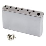 Musiclily Ultra 10.5mm Solid Steel 42mm Standard MIM Style Tremolo Block for Mexico Fender Strat and China made Squier Classic Vibe/Speical Electric Guitar