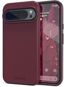 Crave Dual Guard for Google Pixel 9 Pro XL Case, Shockproof Protection Dual Layer Case for Google Pixel 9 Pro XL - Berry