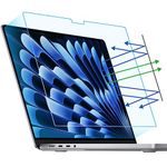 F FORITO Pack of 2 Anti-Blue Light Screen Protector Compatible with Apple 2023 MacBook Air 15.3 inch with M2 Chip Model A2941 - Eye Protection Blue Light Blocking and Anti-Glare Screen Filter