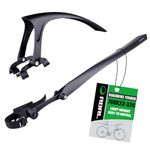 RBRL 700c Road Bike Mudguard, Bicyle Mudguard for Folding Bike, Quick-Release Adjustable Road Bike Fender Set, 5.11oz