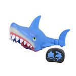 Sky Rocket Mega Chomp Shark Remote Control Toy with Simple to use Controller and Automated Chomping Action, Suitable for Boys and Girls Ages 4+ - Pack of 1, White