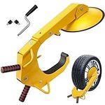 VEVOR Wheel Lock Clamp, 1 Pack Trailer Wheel Lock, Heavy-Duty Anti Theft Tire Lock, Adjustable Tire Boot Lock Tire Claw, Trailer Wheel Locks for RV Trailers, Cars, Trucks, SUVs