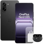 OnePlus Nord CE5 Smartphone 8GB RAM 256GB Storage, 6.77" 120Hz AMOLED, 50MP OIS, 5200mAh Battery, with 80W Charger and Nord Buds 3 Pro, Black
