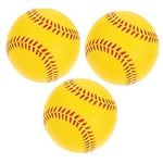 BESPORTBLE 3pcs Pu Sponge Training Stick Outside Toys Pu Sponge Baseballs Practice Training Baseballs Sports Training Foam Training Balls Indoor Toys Softballs Kid Toy Child Outdoor Foam Ball