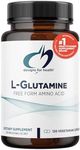 Designs for Health L Glutamine Capsules - 850mg Vegetarian Amino Acids Supplement to Support Muscle Recovery, Digestive, Immune + Gut Health - Non-GMO + Gluten Free (120 Capsules)