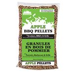 Smokehouse Products 9770-020-0000 5-Pound Bag All Natural Apple Flavored Wood Pellets, Bulk