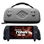 Satisfye - ZenGrip Ronin Slim Bundle, Accessories Compatible with Nintendo Switch & OLED - The Bundle includes: Black Ronin ZenGrip and Grey ZenCase Slim (BLACK)