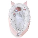 Baby Nest Sleeping Pod for Baby 0-12months Newborn Lounger for Co-Sleeping, Baby Bassinet Portable Baby Bed, Adjustable Newborn Nest Pod Breathable 100% Cotton Cover, Newborn Essentials