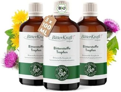 BitterKraft! Original BIO Bitterstoffe Tropfen 3x100 ml – nach Hildegard von Bingen – 9 erlesene Bitterkräuter - Verdauungsfördernd – hochdosierte Bittetropfen - 100% Natur – Vegan – Made in Germany