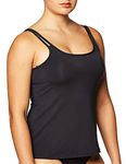 Amoena Women's Valletta Camisole Shelf Bra Top, Black, 22
