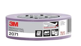 3M Professional Masking Tape 2071, Sensitive Surfaces, Purple, 36 mm x 50 m, 1 Roll/Pack