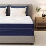 PurrJoys Double Mattresses 4FT6, 8 Inch Gel Memory Foam 7 Zone Orthopedic Double Mattress Pocket Sprungs Wave Memory Foam Hybrid - Medium Firm - Motion Isolation 135x190x20cm