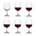 Dartington Crystal ST2670/4/6PK - Crystal Red Wine Glasses, Set of 6 x 450ml - Drink