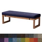 Kimgull Rectangle Bench Cushion,55.1X11.8X3.15In,Washable Removable Long Chair Pad with Non-Skid Backing,Breathable Foam Filling PadGarden Patio Furniture Chaise Swing Bench mat,Deep Purple